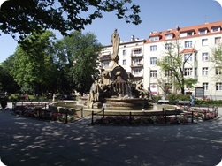 Opole Fontanna na placu Wolności Fountain